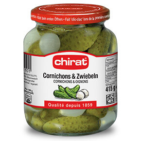 Chirat Cornichons mit Zwiebeln