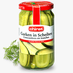 Chirat Chirat Gurken in Scheiben 445g