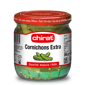 Chirat Cornichons extra 390g