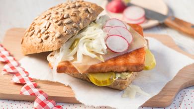 Fleischkäse-Burger | Chirat Rezept