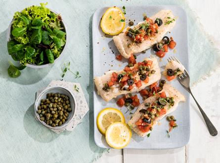 Fischfilet mit Kapern-Tomaten-Salsa | Chirat Rezept
