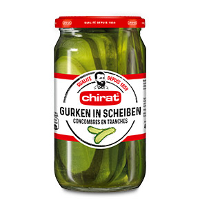 Chirat Chirat Gurken in Scheiben 445g