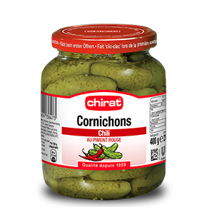 Chirat Cornichons Chili 400g