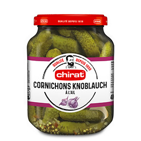 Chirat Chirat Cornichons Knoblauch 400g