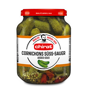 Chirat Chirat Cornichons süss - sauer 425g