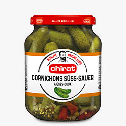 Chirat Cornichons süss - sauer 425g