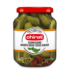 Chirat Cornichons süss - sauer 425g