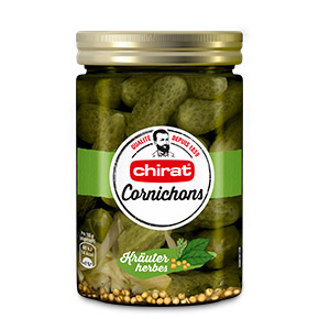 Chirat Cornichons Kräuter wie hausgemacht 370g
